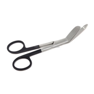 Tijeras para Vendajes Lister Premium de 5.5 Pulgadas, Acero Inoxidable, Mango Negro, Manuales, Certificación CE ISO, Estilo Alemán, Grado Médico Quirúrgico - Product Image 3