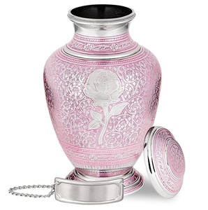 Nouveau design urne en métal fournitures funéraires pour les cendres humaines la plupart des urnes en laiton massif urnes de crémation en gros personnalisées - Product Image 6