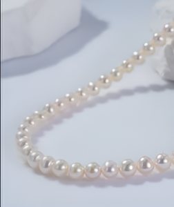 Perla de agua dulce de forma redonda para hacer joyas, collar, anillo, pulsera, pendiente, joyería de moda para mujer y hombre. - Product Image 5