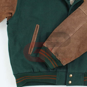 Vente en gros Veste Letterman Offre Spéciale Veste Letterman vintage Vêtements d'extérieur décontractés Veste Letterman vintage - Product Image 4