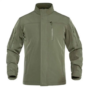 Veste Softshell d'extérieur personnalisable pour homme coupe-vent imperméable et décontracté bleu uni pour vêtements de ski d'hiver couleur noire - Product Image 2