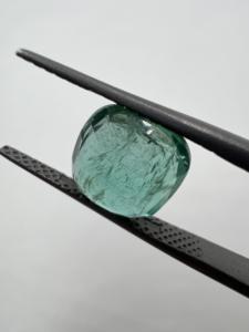 แหวนพลอยแซมเบียธรรมชาติเกรดพรีเมี่ยม2.96 CT มรกตคุณภาพดีสำหรับเครื่องประดับแบบกำหนดเอง - Product Image 3