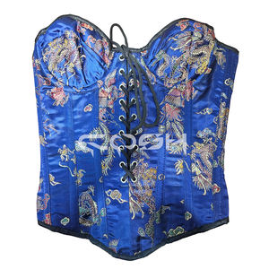 OEM ODM Vente en gros Corset en brocart Dragon, Bustier et Gaine amincissante brodés sur mesure, Vêtements de mode pour femmes - Product Image 1