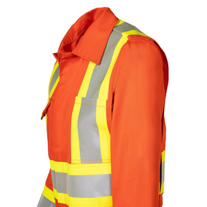 Venta al por mayor de ropa de seguridad de nailon reflectante personalizada ropa de trabajo industrial monos con resistencia al aceite mono de trabajo chaqueta Pantalones - Product Image 3