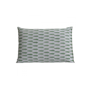 Funda de almohada de lino con estampado de bloque de mano, patrón de rayas de algodón 100%, 20 láminas de tela con cierre de sobre, técnica tejida, venta - Product Image 1