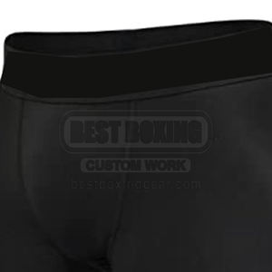 กางเกงขาสั้นรัดกล้ามเนื้อสำหรับผู้ชายกางเกงขาสั้นแบบหลายกระเป๋าสีล้วน - Product Image 5