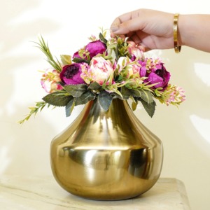 Premium handcrafted tall metal <b>vase</b> <b>for</b> home office hotel and creative <b>decorative</b> flower holder - Product Image 6