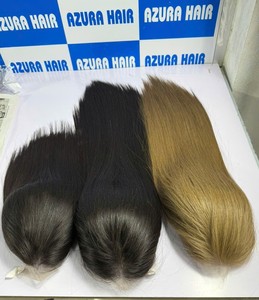 AZURA HAIR Full Lace <b>Wig</b> Vietnam Remy Hair Natural Black <b>Long</b> Straight Double Drawn Bone Straight HD Lace Base Baby Hair 300g - Product Image 6