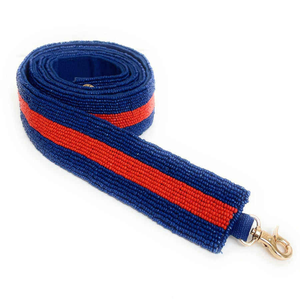 Customizable Beaded Bag <b>Strap</b> COLOURFUL and UNIQUE Design Fashionable Adjustable <b>Handbag</b> Metal Belt BY AFZA ENTERPRISES - Product Image 1