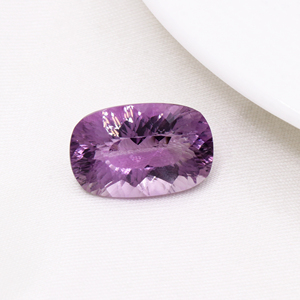 Pierre précieuse d'améthyste violette taille coussin naturelle 20 Cts | Pierre lâche 21x14MM pour la fabrication de bijoux | Pierre précieuse de clarté VVS de qualité AAA - Product Image 1