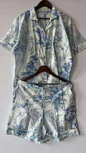 Conjunto de pijama corto de algodón 100% para mujeres y niñas, ropa de fiesta nupcial térmica para invierno, suministro ODM - Product Image 2