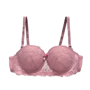 Reggiseno da Donna Comodo e Traspirante con Chiusura Frontale, Senza Ferretto, Alla Moda con Design Floreale in Pizzo, Effetto Push-Up, Realizzato in Poliammide - Product Image 6