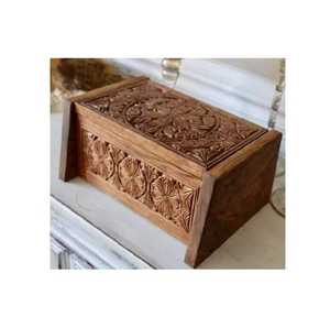 Exquisita caja de recuerdo de madera tallada floral hecha a mano de palisandro de primera calidad elegante almacenamiento elegante para preciosos recuerdos atemporales - Product Image 5