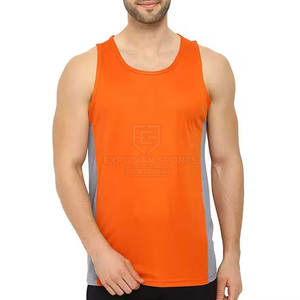 เสื้อกล้ามผ้าฝ้าย100% ระบายอากาศได้ดีโลโก้ที่กำหนดเองได้ - Product Image 1