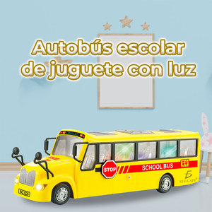 Grande Autobus Scolastico Giocattolo in Plastica Educativo per Bambini - Product Image 5