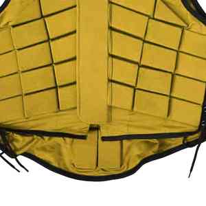 2026 Custom Equestrian Vest Horse Riding <b>Body</b> Protector Yellow Sleeveless Lightweight Neoprene Waistcoat Unisex - Product Image 6