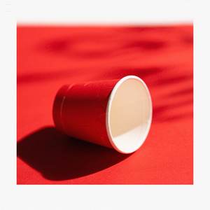 Paquete de 50 vasos de papel resistentes de 8 oz, rojo ecológico - Product Image 4