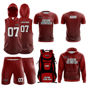 Survêtements de football pour hommes, uniformes de flag football, impression de logo personnalisé, grandes tailles, respirants, séchage rapide, vêtements de sport pour club - Product Image 1