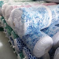 Jenny-lote disponible Tela estampada de la mejor calidad, diseño de flores hermosas, 95% poliéster, 5% licra, disponible en Corea
