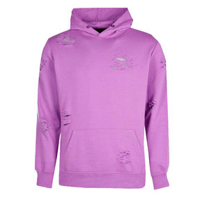 Sweats à capuche surdimensionnés pour hommes avec logo personnalisé vintage délavés à l'acide avec service OEM pour adultes tissu français - Product Image 5