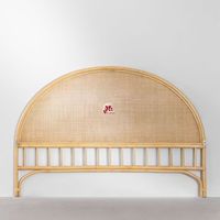 Cabecero de Ratán Hecho a Mano de Alta Calidad con Altura Ajustable, Estilo Artesanal, Panel de Madera Contrachapada Duradero, Decoración de Lujo para el Hogar, Venta al por Mayor en Vietnam