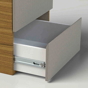 Herrajes para Muebles, Corredera de Rodamiento de Bolas de Cierre Suave de 45 mm, Diseño de Montaje Lateral para Cajones de Gabinetes de Cocina con Extensión Completa Silenciosa - Product Image 1