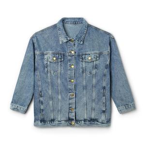 High Quality Women's Denim <b>Jacket</b> Embroidery <b>Sequined</b> Jeans <b>Jacket</b> Long Sleeve Casual Loose Short Denim Short <b>Jacket</b> - Product Image 1