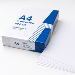กระดาษถ่ายเอกสารสีขาว A4 80 แกรม 500 แผ่น 210 x 297 มม. สำหรับสำนักงาน OEM - Product Image 1