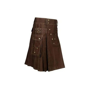 Top Kilts pour hommes personnalisés Nouveaux styles à la mode dans la conception écossaise Vente chaude Nouveau style Kilts en cuir pour hommes - Product Image 2