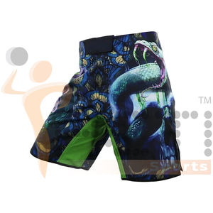 กางเกงต่อยมวยสำหรับผู้ชายกางเกงมวยไทยขาสั้นทำจากโพลีเอสเตอร์ - Product Image 4