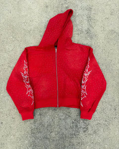 Sudadera con Cremallera de Alta Calidad para Hombre |   Poliéster/Algodón con Lavado Ácido |   Estilo Sólido |   Logotipo Bordado y Serigrafiado |   Otoño - Product Image 2