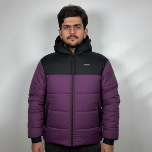 <b>Top</b> Manufacturer Men's Hooded OEM <b>Top</b> Quality <b>Shiny</b> Material Windproof Warm Outdoor Down Jacket Outdoor Puffer Jacket for man - Product Image 1