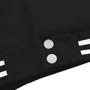 Chaquetas con letras cálidas de invierno personalizadas para hombre y mujer totalmente bordadas con parches estilo ropa regular chaqueta de hombre de longitud - Product Image 4