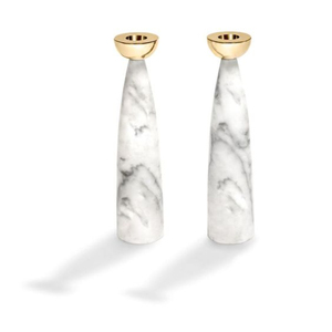 Meilleure vente Chandelier décoratif Marbre blanc Vadrouille Bougeoir Design élégant Décoration intérieure Bougeoir en marbre à bon prix - Product Image 2