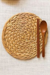 Manteles individuales de jacinto de agua tejidos a mano, juego de mesa de comedor perfecto - Product Image 4