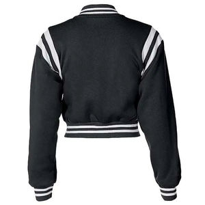 Nueva moda mujer Crop Top Lettermen chaquetas de alta calidad para mujer Crop Top Lettermen mujeres Crop Varsity Jacket - Product Image 3