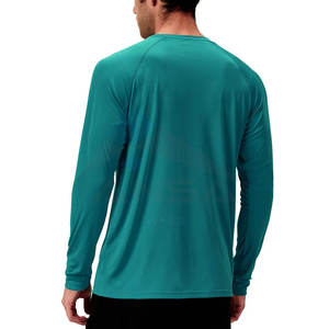 Rash Guard pour homme, t-shirt de compression imprimé par sublimation, fabriqué en tissu polyester et élasthanne pour la salle de sport, le surf et la plongée - Product Image 2