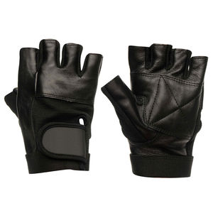 Gants de musculation en néoprène, paume rembourrée durable, sangle réglable, demi-doigts, respirants, légers, unisexes, entraînement physique - Product Image 1