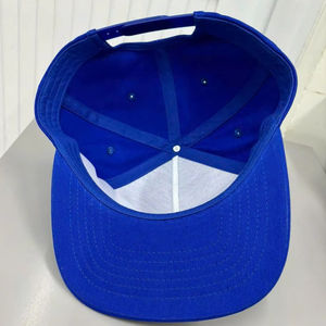 Casquette Snapback unie avec profil haut bleu à 5 panneaux, réglable pour les activités de plein air, logo personnalisé, Gorras Snapback Hats au Vietnam - Product Image 5