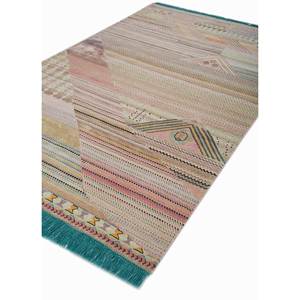 Tapis Manchaha 9x12 noué à la main en laine et soie de bambou, motif géométrique, pour salon et couloir, rectangulaire, Les-2075, gris et noir - Product Image 2