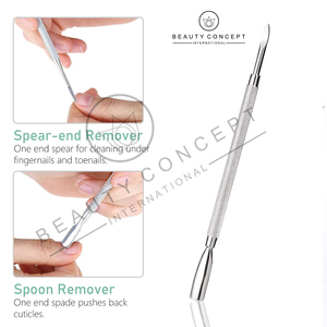 Instrument de soin des cuticules ultra-raffiné : Repousse-cuticules de précision et embout de nettoyage pour des résultats lisses, propres et détaillés - Product Image 4