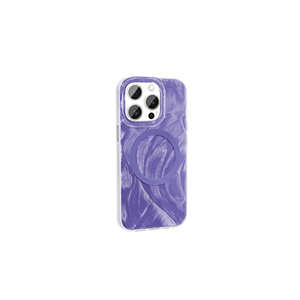 Funda Protectora de Silicona con Diseño Artístico de Pinceladas para iPhone 15 Pro Max, Compatible con MagSafe, Funda Móvil Plus INS - Product Image 1