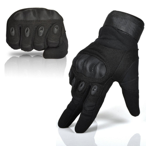 Gants tactiques de protection en cuir de vache pour l'extérieur Gants tactiques confortables et durables légers OEM - Product Image 5