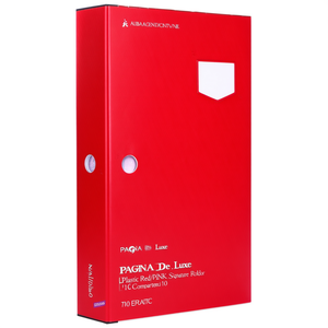 PAGNA De Luxe DIN <b>A4</b> Plastic Red/Pink Signature <b>Folder</b> with 10 Compartments - Product Image 3