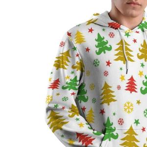 Sweat-shirts à sublimation pour hommes à prix ajustable, design entièrement personnalisé, tendance, respirant, 100 % coton, manches longues, poche haute, collection automne - Product Image 2