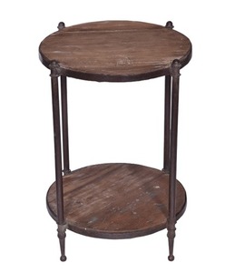 โต๊ะกาแฟทรงกลมคาร์โล ดีไซน์หรูหรา ตกแต่งบ้านสไตล์โมเดิร์น ผลิตจากไม้รีไซเคิล ทนทานและทำความสะอาดง่าย เหมาะสำหรับห้องนั่งเล่น - Product Image 3