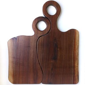 Planche à découper en bois d'acacia et de manguier artisanale avec des tailles personnalisées conçues pour une utilisation élégante à la maison et à l'hôtel Planche à fromage en résine - Product Image 4