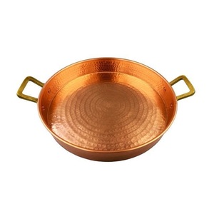 Bandeja de latón tradicional adecuada para funciones culturales, ceremonias espirituales o como elegante centro de mesa para uso diario - Product Image 3