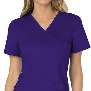 Uniforme de salón de belleza para hospital enfermera transpirable color sólido novedad uniforme de hospital spa ajustado a la moda - Product Image 1