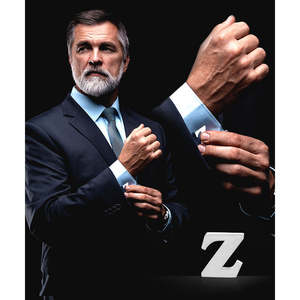 Vittorio VICO Chất Lượng Cao Bạc Thời Trang <span class=keywords><strong>Cufflinks</strong></span> <span class=keywords><strong>Tie</strong></span> Clip Pha Lê Rhinestone Đồng Bằng viết tắt (A-Z) Phù Hợp Cho Đám Cưới Quà Tặng - Product Image 1